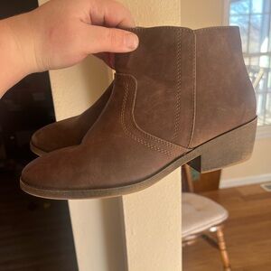 Maurices Brown Ankle Boots